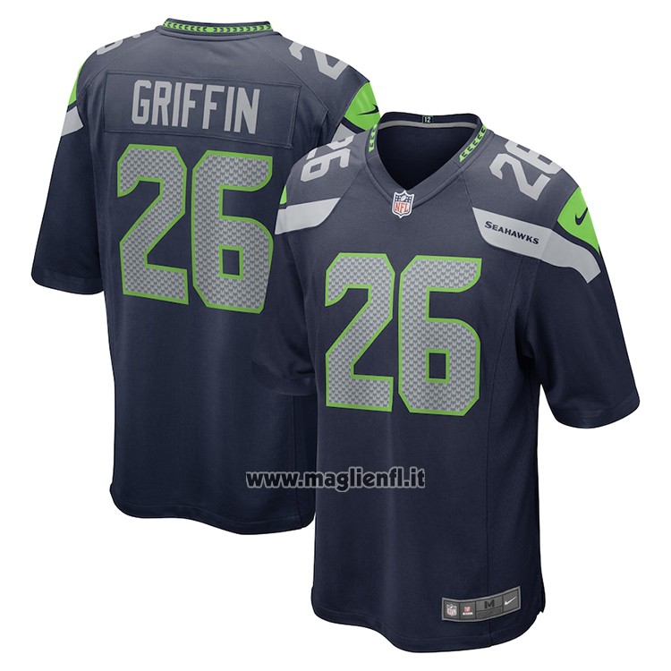 Maglia NFL Game Seattle Seahawks Shaquill Griffin Blu